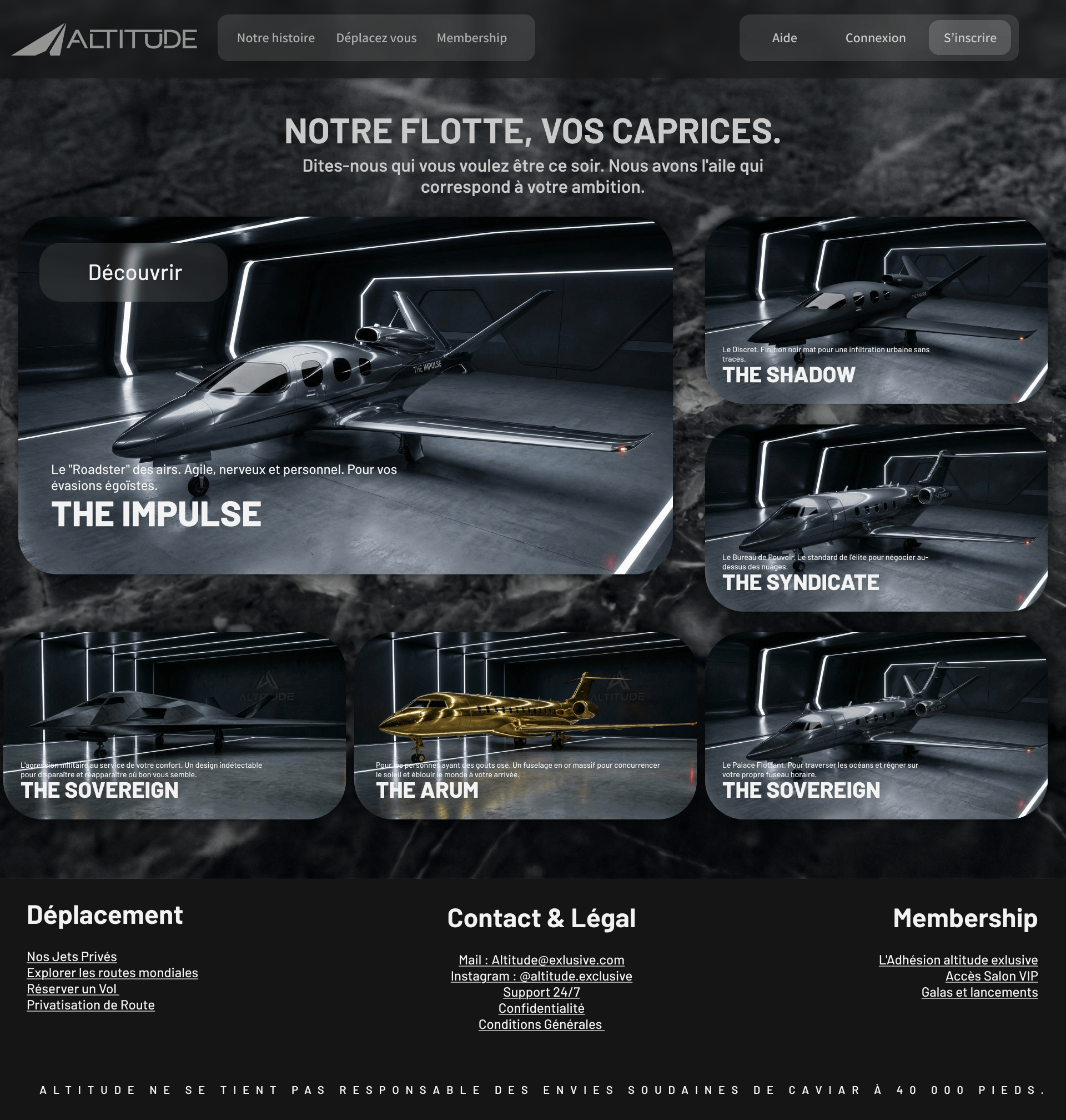 Page la flotte